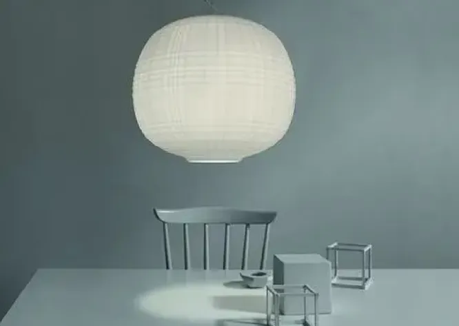 Lampa Wisząca Tartan Szara Foscarini