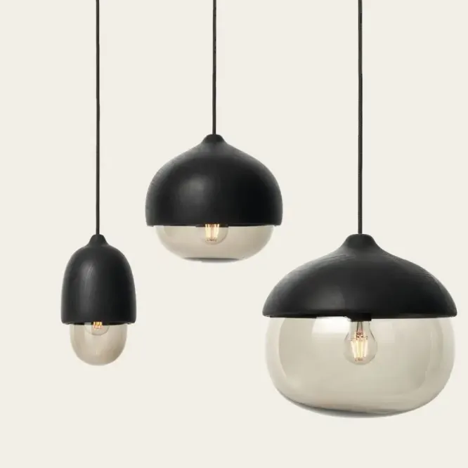 Lampa Wisząca Terho Czarna Duża Mater
