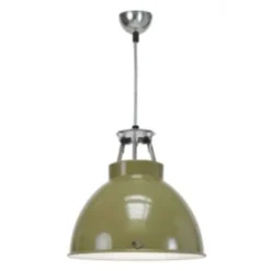 Lampa Wisząca Titan Size 1 Olive Green-White Interior Btc