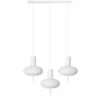 Lampa Wisząca Torni 3L Biała Ummo