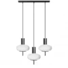 Lampa Wisząca Torni 3L Czarna Ummo