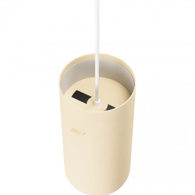 Lampa Wisząca Tube 28 Cm Beżowa Moebe
