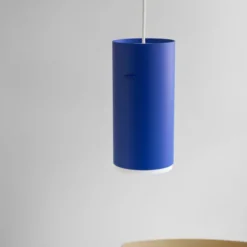 Lampa Wisząca Tube 28 Cm Niebieska Moebe