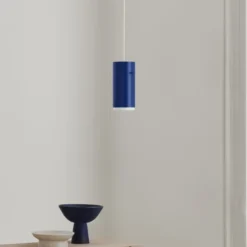 Lampa Wisząca Tube 16 Cm Niebieska Moebe