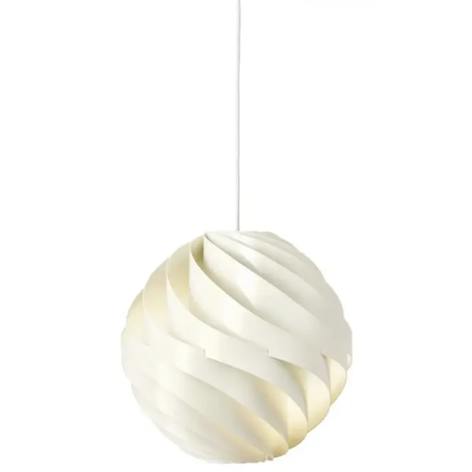 Lampa Wisząca Turbo 36 Cm Alabastrowa Biel Gubi