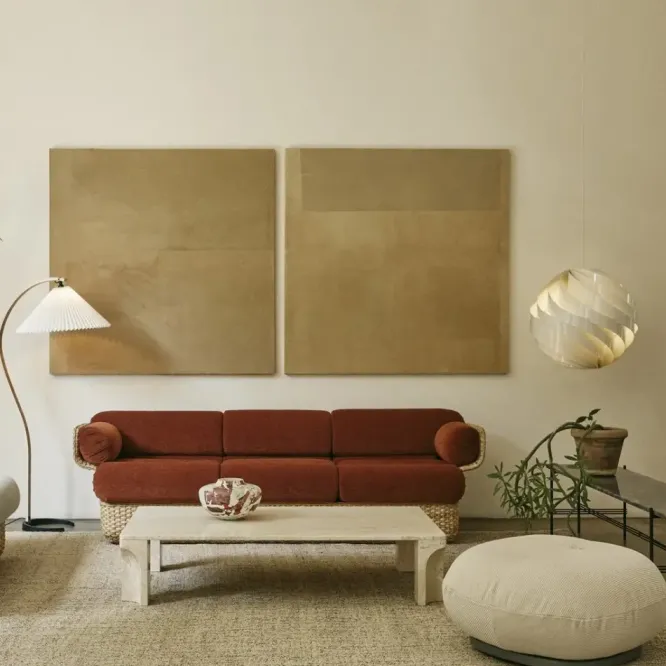 Lampa Wisząca Turbo 36 Cm Alabastrowa Biel Gubi