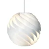 Lampa Wisząca Turbo 36 Cm Biała Matowa Gubi