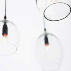 Lampa Wisząca Unika Duża Transparentna Northern