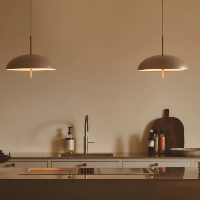 Lampa Wisząca Versale 35 Cm Brązowa