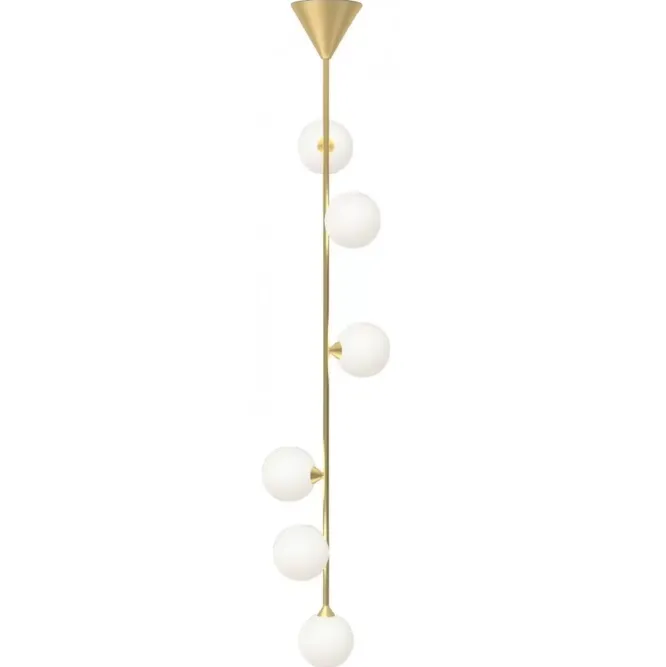 Lampa Wisząca Vertical Globe 071 Mosiężna Atelier Areti