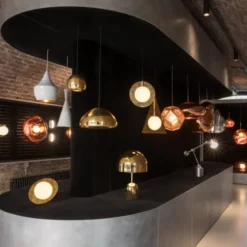 Lampa Wisząca Void Medium Mosiężna Tom Dixon