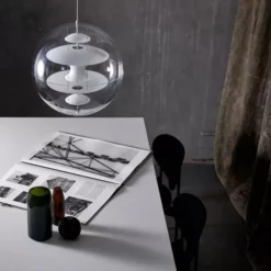 Lampa Wisząca Vp Globe Opalizowane Szkło 40 Cm Verpan