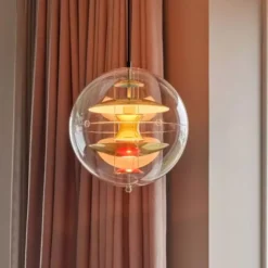 Lampa Wisząca Vp Globe Stal Mosiężna Verpan