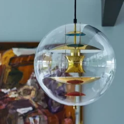 Lampa Wisząca Vp Globe Stal Mosiężna Verpan