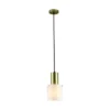 Lampa Wisząca Walter Mała Opal-Mosiądz Btc