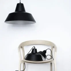 Lampa Wisząca Workshop W4 Czarna Made By Hand