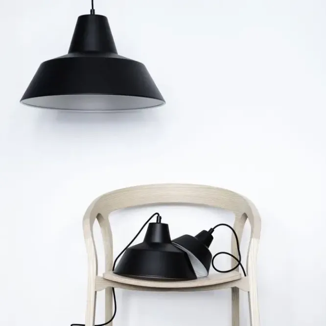 Lampa Wisząca Workshop W4 Czarna Made By Hand