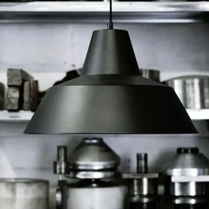 Lampa Wisząca Workshop W4 Czarna Made By Hand
