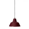 Lampa Wisząca Workshop W2 Czerwona Made By Hand