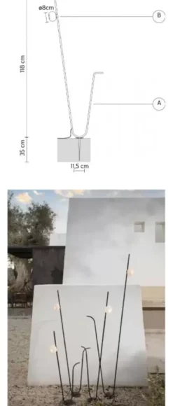 Lampa Zewnętrzna Pois 118 Cm Karman