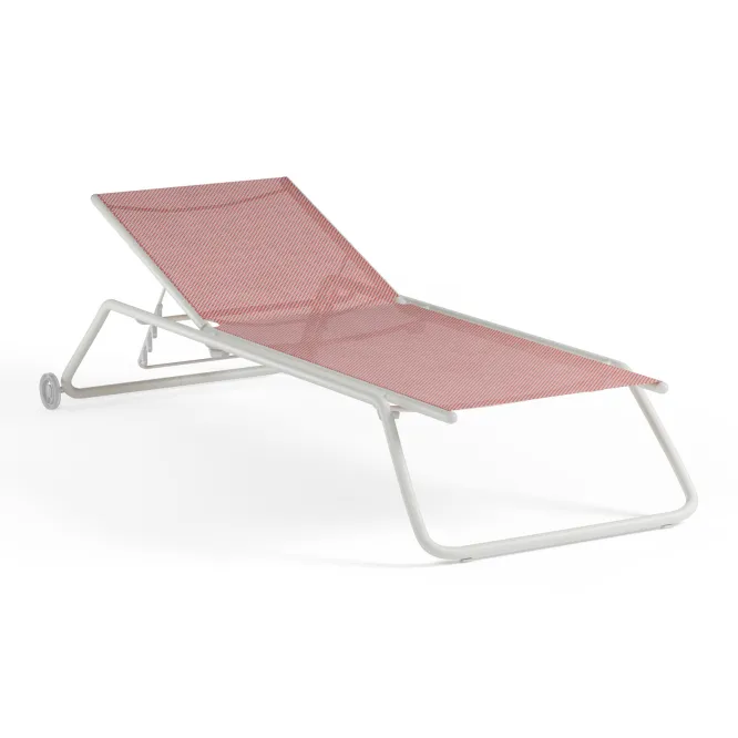 Leżak Plażowy Snooze Czerwony Emu