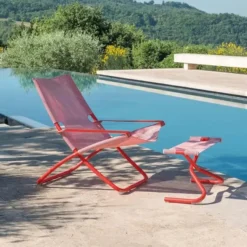 Leżak Plażowy Snooze Pomaraańczowy Emu