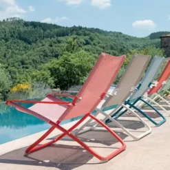 Leżak Plażowy Snooze Różowy Emu