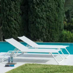 Leżak Plażowy Snooze Szary Emu