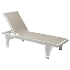 Leżak Tahiti Z Białą Ramą Scab Design