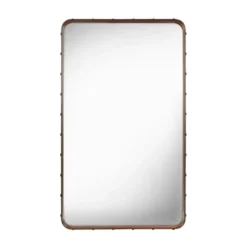 Lustro Ścienne Adnet 115 Cm Brązowe Gubi