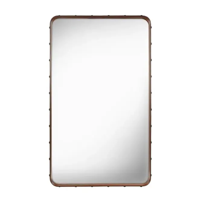 Lustro Ścienne Adnet 115 Cm Brązowe Gubi
