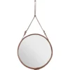 Lustro Ścienne Adnet 70 Cm Brązowe Gubi
