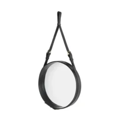 Lustro Ścienne Adnet 45 Cm Czarne Gubi