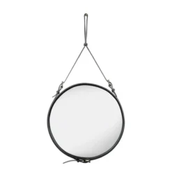Lustro Ścienne Adnet 58 Cm Czarne Gubi