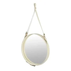 Lustro Ścienne Adnet 58 Cm Kremowe Gubi