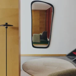 Lustro Ścienne Alura 192 Cm Czarne Kave Home