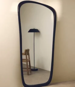 Lustro Ścienne Alura 192 Cm Czarne Kave Home