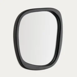 Lustro Ścienne Alura 47 Cm Czarne Kave Home