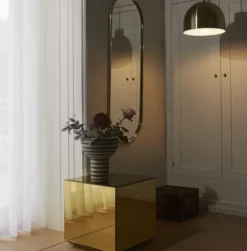 Lustro Ścienne Angui 108 Cm Złote Aytm
