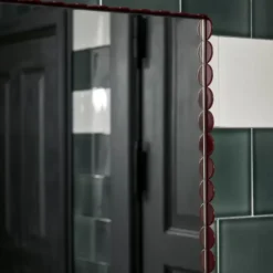 Lustro Ścienne Arcs 133,5 Cm Burgundowe Hay