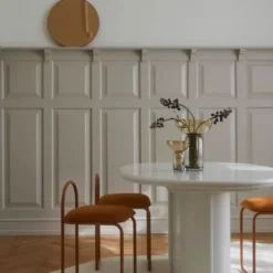 Lustro Ścienne Circum 70 Cm Bursztynowe Aytm