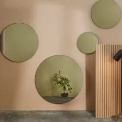 Lustro Ścienne Circum 70 Cm Czarne Aytm