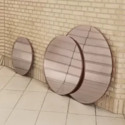 Lustro Ścienne Circum 70 Cm Różowe Aytm