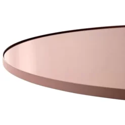 Lustro Ścienne Circum 70 Cm Różowe Aytm