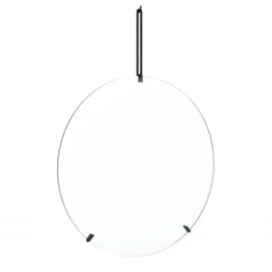 Lustro Ścienne 50 Cm Czarne Moebe