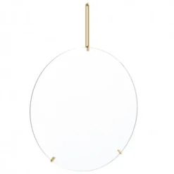 Lustro Ścienne 70 Cm Mosiężne Moebe