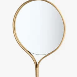 Lustro Ścienne Racquet Okrągłe Naturalne Bolia