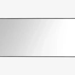 Lustro Ścienne Ripple 160X80 Cm Czarne Bolia