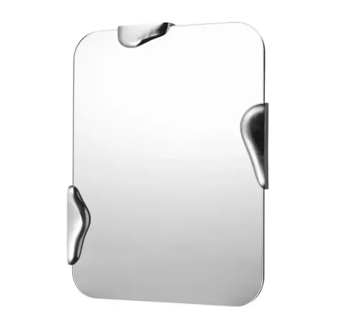 Lustro Ścienne Roberta 60 Cm Srebrne Broste Copenhagen