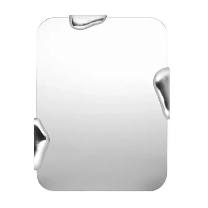Lustro Ścienne Roberta 60 Cm Srebrne Broste Copenhagen
